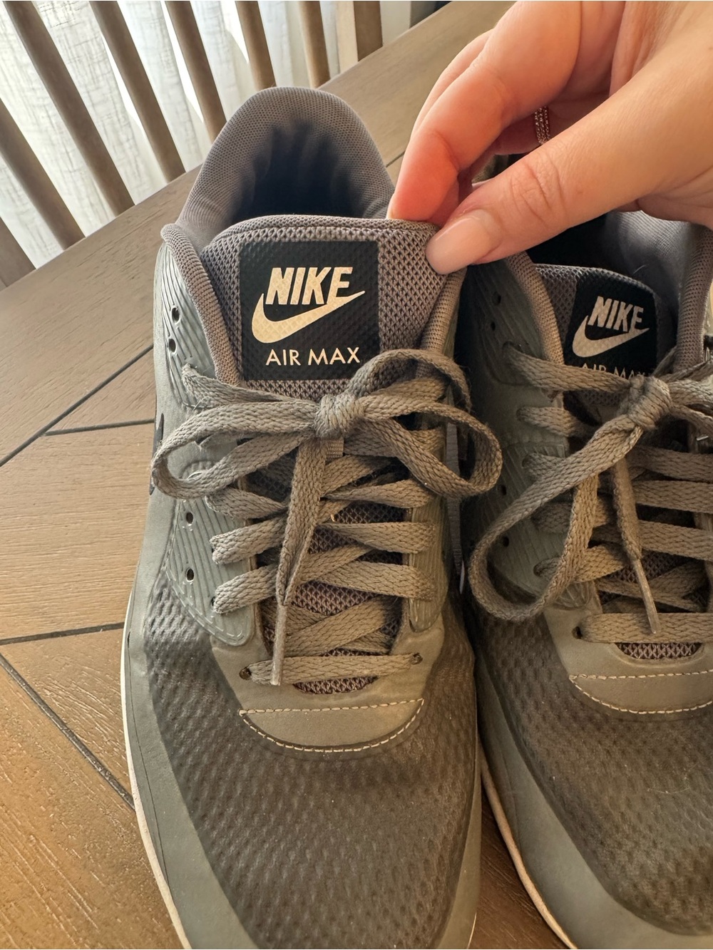 Nike Men’s Air Max Golf Shoes - Grey, Black, & White - Picture 10 of 13